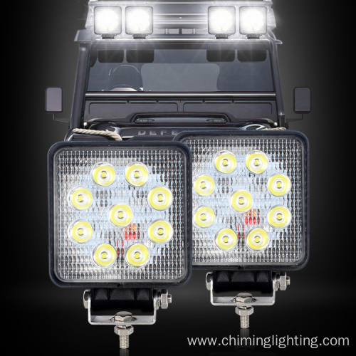 4.2 Inch Spot Flood Fog Lamp 27W Square Waterproof Led Work Light 4X4 4'' Offroad Led Work Light